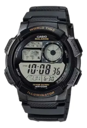 comprar Casio Pantalla Lc Analógica Resistente Al Agua Hasta 100 M