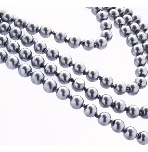 Collar Largo De Perlas Artificiales Set De Joyas 1920s