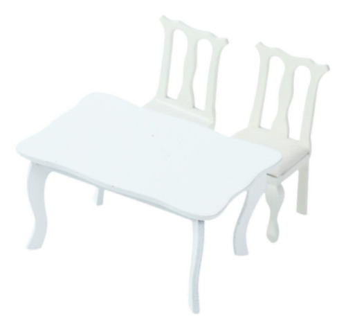 1:12 Juego De Mesa Y Silla De Casa De Muñecas, Manualidades