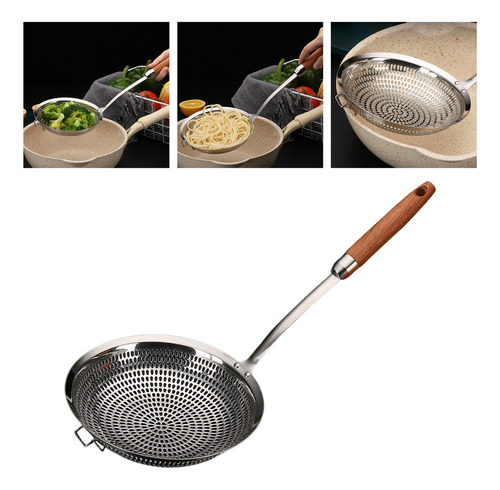 Skimmer Cuchara Ranurada Cocina Colador Cuchara Grande