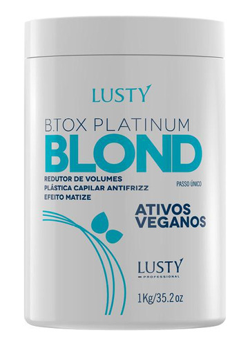 B.tox Platinum Blond Redutor Volumes 1000g - Veganos
