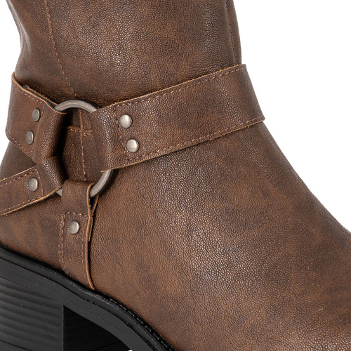 Bota Biker Larga Jessa Cafe Alquimia