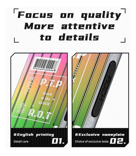 Case Rock Serie Dream Color Inshare Para iPhone 14.