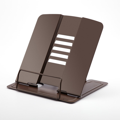 Imagen 2 de 9 de Soporte De Metal Portátil Ajustable Para Libro, 5 Ángulos
