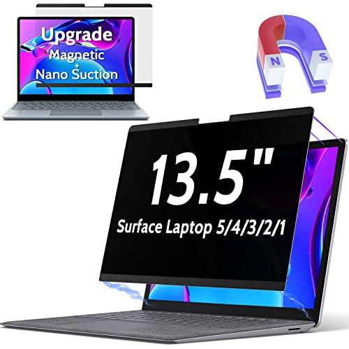 Protector Privacidad Para Surface Laptop 5/4/3/2/1 Negro