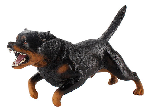 Decoraciones Modelo Rottweiler Con Figura De Cachorro