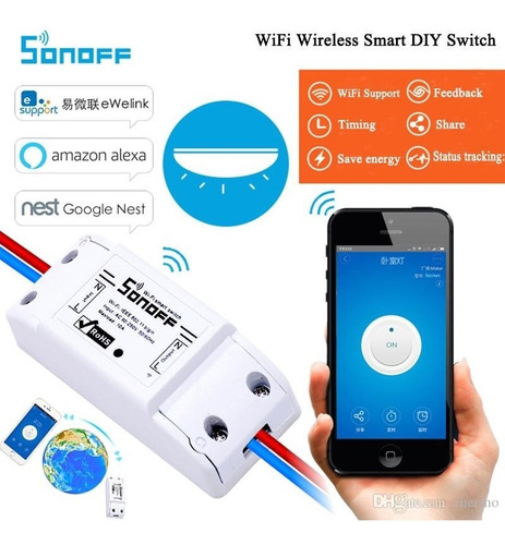 Sonoff Interruptor Wifi Para Domótica - Basic Smart Switch