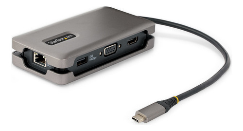 Docking Station Usb-c - Hdmi 4k A 60hz Vga Gbe 3 Puertos Usb