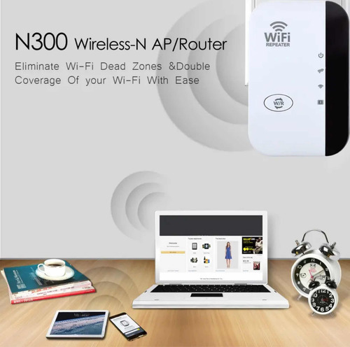 Wifi Repetidor, Amplificador 300mbps, Inalámbrico