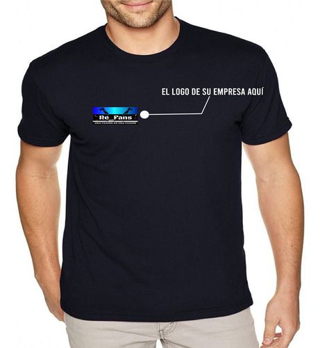 Remera Con Logo De Empresa, Comercio O Emprendedores