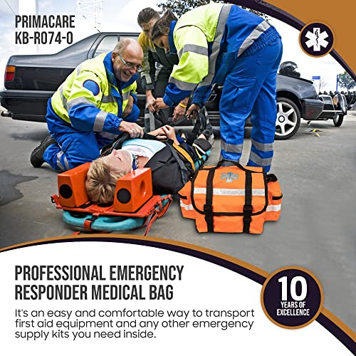 Kbro74o First Responder Bag For Trauma, 17'x7'x 9' Prof...