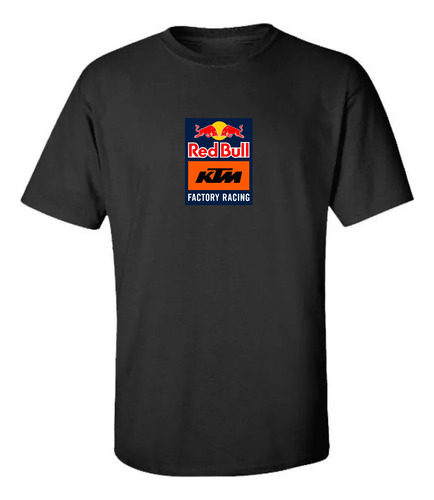 Remera Algodon Premium Ktm Red Bull Motos