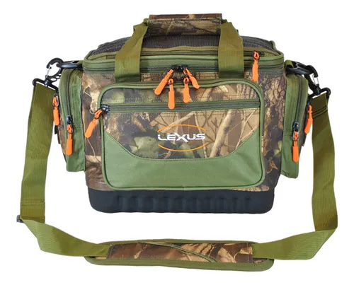 Bolso De Pesca Lexus Camuflado Base Rigida Realtree