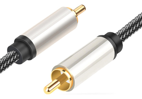 Cable Coaxial De Audio Digital Estéreo Chapado En Oro Y 1m