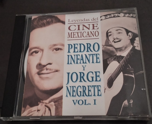 Pedro Infante Y Jorge Negrete Cd Leyendas Del Cine Mexican 