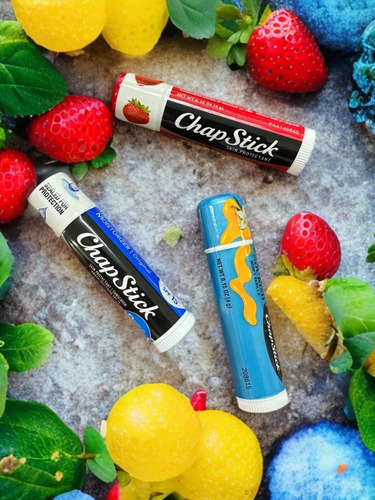 Chap Stick 3 Piezas Original, Honey Nourish Y Fresa