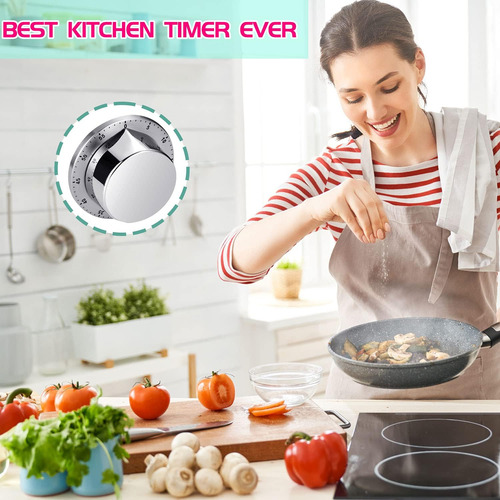 Reloj Temporizador Chef Cooking Con Alarma Fuerte, Mecánico