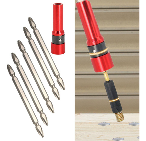 Adaptador De Enchufe Hexagonal Con Puntas De Destornillador