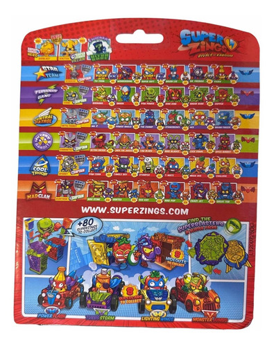 Superzings 4 Pack Serie 1 Furios Gang Coink Mr C