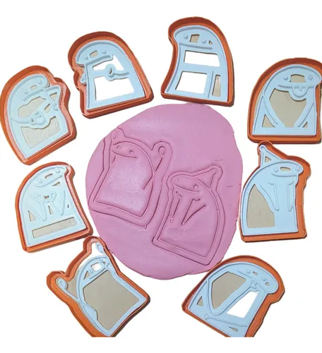comprar Set X8 Cortantes Desmontables Galletitas Cookies Meme Flork comprar Set X8 Cortantes Desmontables Galletitas Cookies Meme Flork