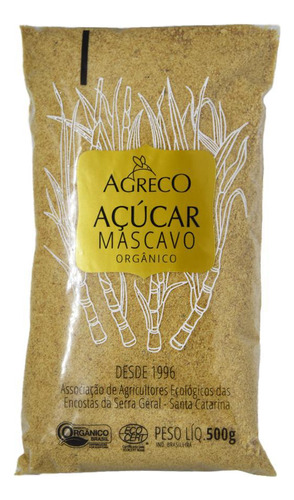 Açucar Mascavo Orgânico Pc 500g