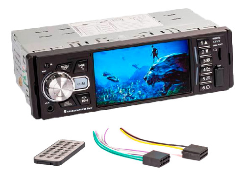 Estereo Con Pantalla 4 Pulgadas Fijo Bluetooth Usb Mp3