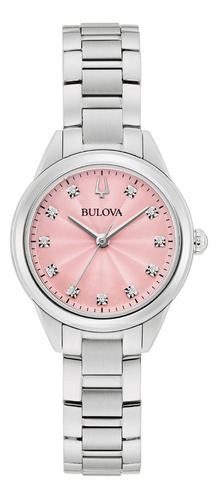 Reloj Bulova Sutton Petite 11 Diamantes Para Dama 