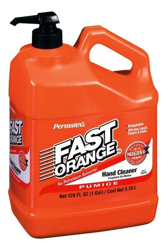 Fast Orange Crema Limpiador De Manos  3.78lts