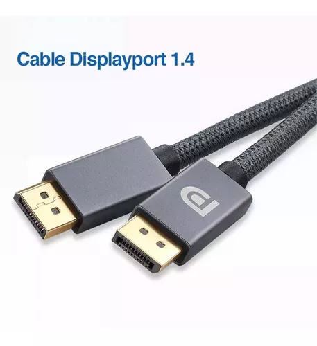 GENERICO Cable Displayport 144hz 8k 60hz 4k 144hz 2k 165hz 2mts