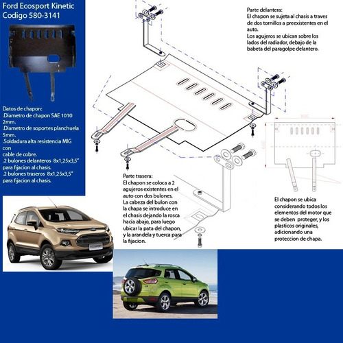 Cubrecarter Ref. Ford Ecosport Kinetic (3141)