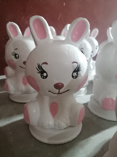 10 Adornos Conejito Conejo Centro De Mesa Para Baby Shower
