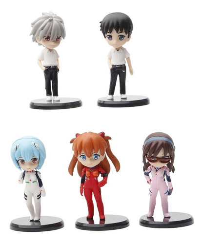 Set De Figuras Evangelion X 5