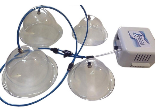 Imagen 3 de 3 de Vacumterapia Equipo 4 Copas Xxl L Para Gluteos Busto Abdomen