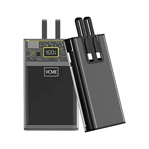 Vcme Bank De 10,000mah, Alta Capacidad, Compacto Y Tran...