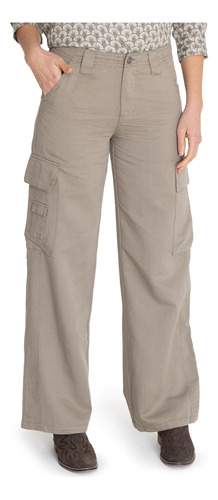 Pantalón Lino Orgánico Verde Nimia Mujer Rockford