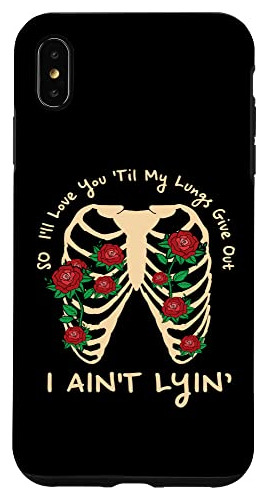 Funda Para iPhone XS Max Funny I'll Love You Till My Lun-02