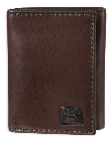 Levi´s - Cartera Para Hombre, Triple Pliegue, Delgada, Inc.