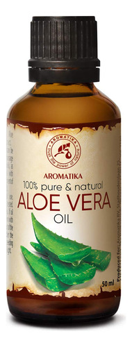 Aromatika Aceite De Aloe Vera 1.7 Fl Oz (1.7fl Oz), 100% Pur