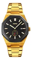 Comprar Reloj Skmei Octa 9262 Analogico Fechador Esfera Seg Dorado