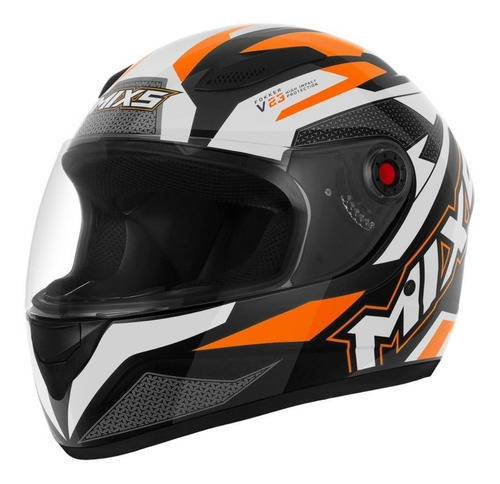 Imagem 2 de 4 de Capacete Moto Mixs Fokker V23 Fechado Motoqueiro Integral