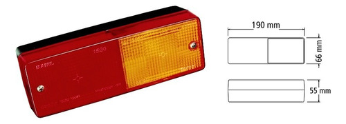 Faro Trasero Universal Giro Posicion Stop Juego X 2