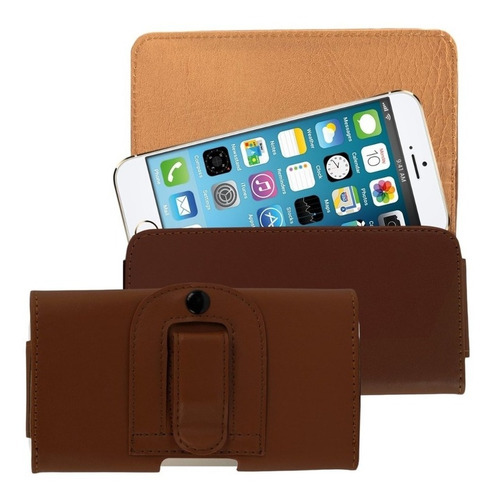 Imagen 2 de 2 de Funda De Cuero Para Todos Modelos De iPhone Y Otros Modelos
