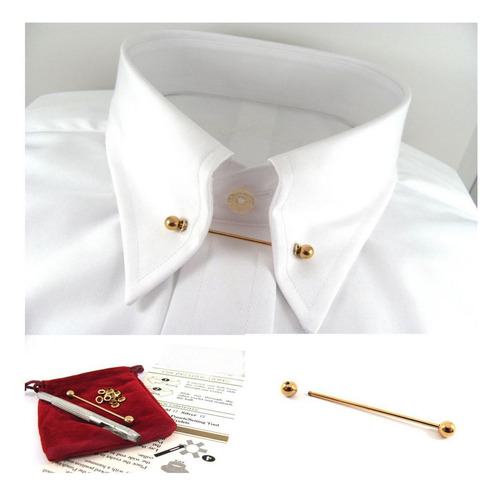 5x Elegante Sombrero Clip De Cuello Bar De Cuello De Broche