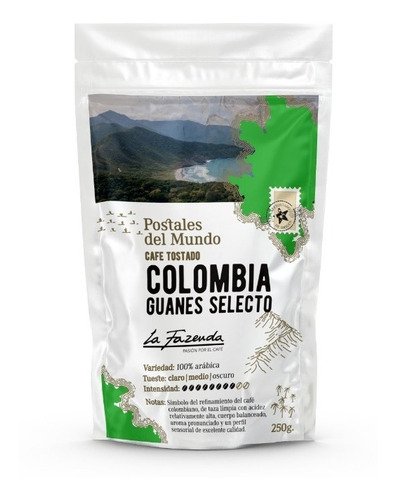 Café Colombia Guanes Selecto En Grano O Molido  La Fazenda