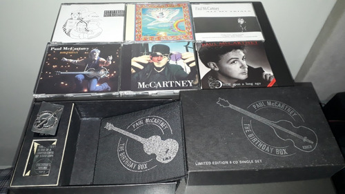 Paul Mccartney The Birthday Box Set Cd Singles Broche Patch (Usado)