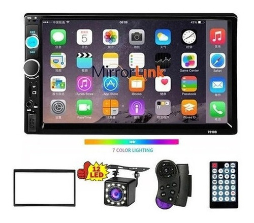 Radio De Coche - Estéreo De Coche 7010b Mirrorlink 2 Din