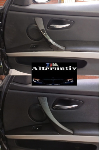 Imagen 6 de 10 de Manija Interior Puerta Completa Bmw E90/91/93 Negra Derecha
