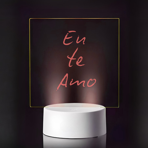 Luminária De Escrever 3d Led Lousa 7 Cores 7 Cores Touch