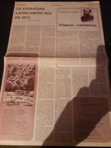 Diario La Prensa 31/12 1972 Literatura Latinoamericana Poeta
