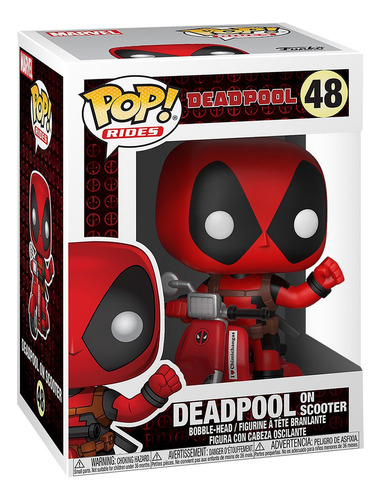 Funko Pop! Rides Marvel Deadpool On Scooter 48